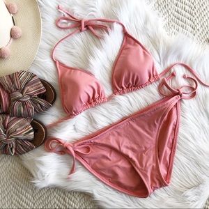 Becca string bikini set